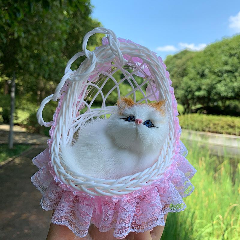 

Подвесная корзина игрушка для кошки, детская игрушка, симуляция звука может позвать кошку, подарок на день рождения ребенка, игрушка для ролевых игр