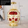 Automatic Up Toothpick Holder Metal Vintage Color Electroplating Egg Shaped Creative Guest Tea Room Restaurant Supplies