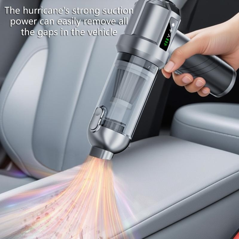 Practical Wireless Car Vacuum Cleaner with 90 Degree Flexible Handle & Removable Filter Suitable for Auto Interior Care