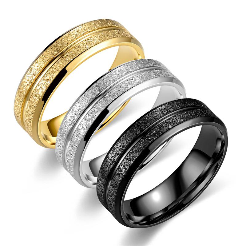 Stylish Titanium Steel Couple Rings – Trendy and Versatile Accessories