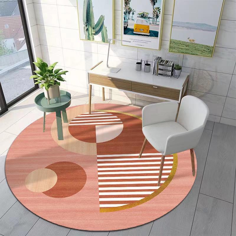 Round Living Room Living Room Washable Printed Rug Queen Bedside Bedroom Rug Home Decor Rug Alfombra