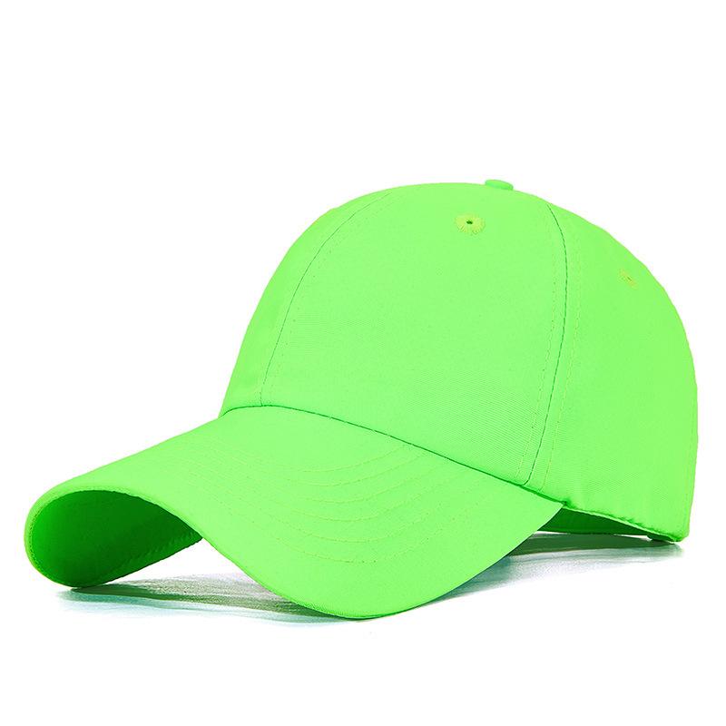 Water-Resistant Twill Nylon Baseball Cap Logo Printed Embroidered DIY Advertising Work Snapback Factory Processing Customization M 5659 cm зелёный