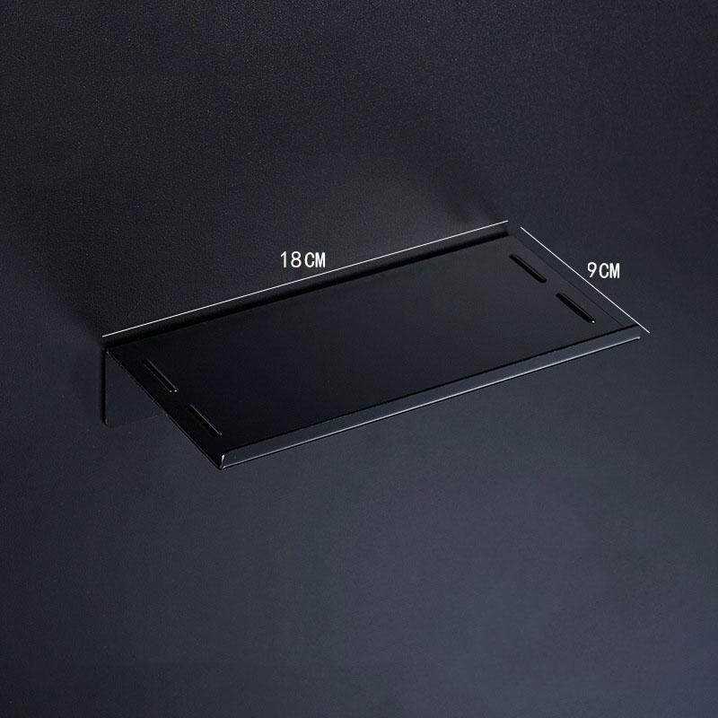 304 Stainless Steel Bathroom Paper Towel Rack Gold/Black Toilet Mobile Phone Rack Wall Hanging Tray Bathroom Room Rack