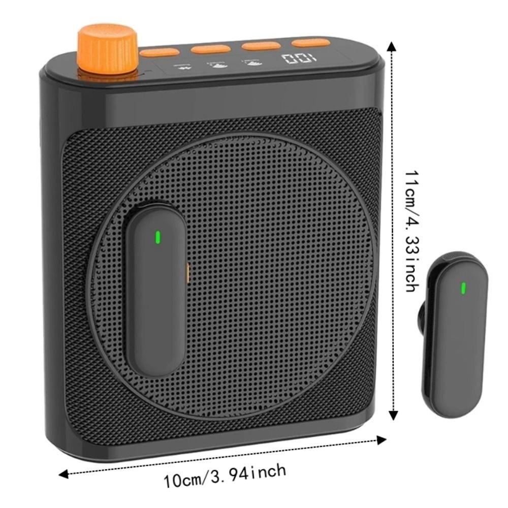 Mini Wireless Microphone Magnetic Megaphone Speaker Mini Megaphone Lavalier Microphone Meeting