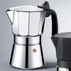 Stainless Steel Stovetop Coffee Maker 3/6 Cups Capacity Stovetop Espresso Maker  For Camping