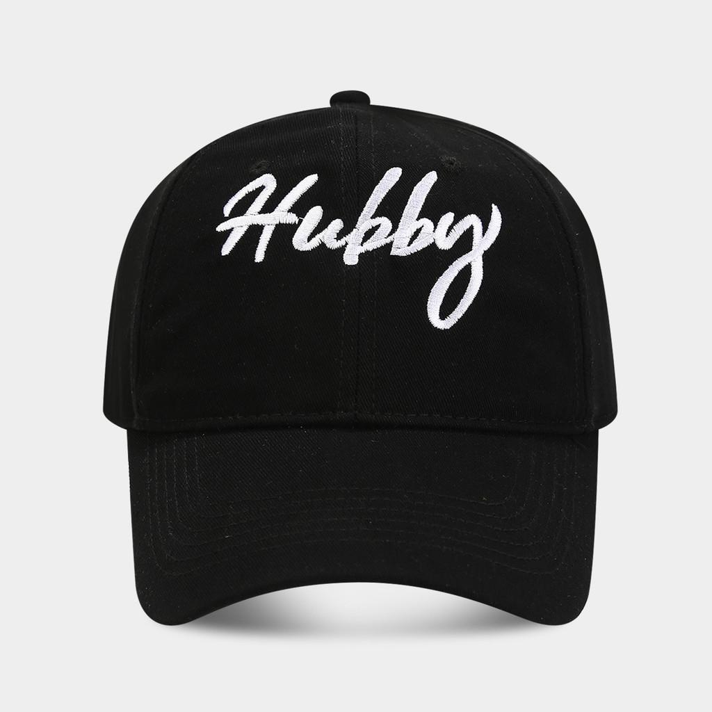 Wifey Embroidered Baseball Cap With Adjustable Strap For Summer Sun Protection Hubby Black
