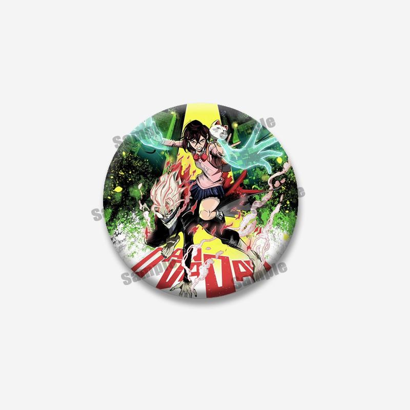 Ken Takakura Seiko Ayase Momo Ayase Soft Button Pins Cute Cartoon Character Badge Handmade Round Brooch for Backpack Accessories