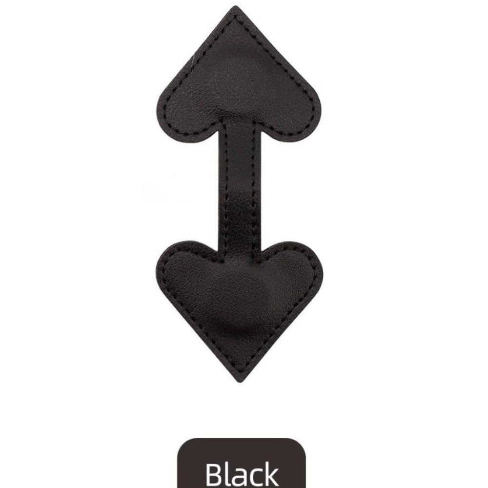 Leather Magnetic Bookmark Heart Shape Book Markers High Quality Page Divider  Reading Lovers Gift