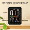 Portable Smart Air Quality Tester Temperature Humidity PM2.5 PM10 PM1.0 Detection Air Quality Meter for Home Hotel Office Car