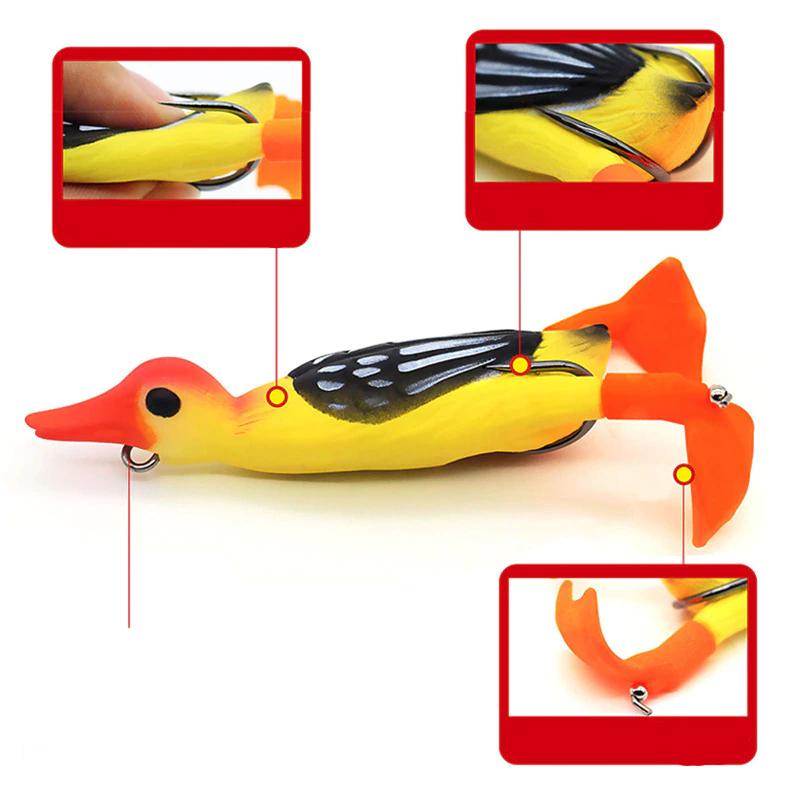 Duck Wobbler Floating Catfish Pike Zander F153B