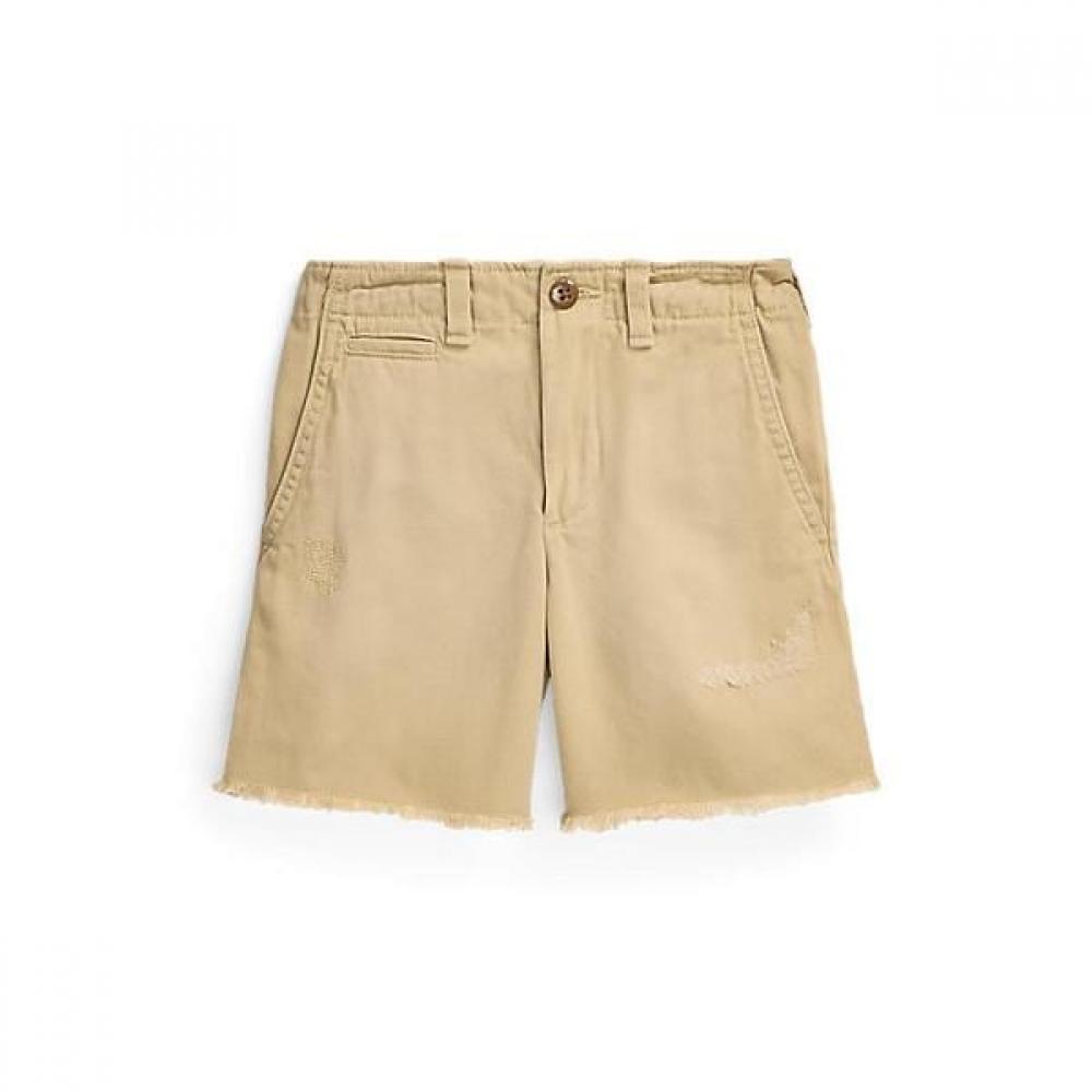 

Polo Kids Boys 2 7y Distressed Cotton Twill Shorts Cwposhob4g20119400 3
