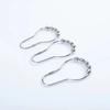 12pcs Rust Resistant Hanging Rings Hanging Design Curtain Buckles Versatile Curtain Hooks  Bathroom
