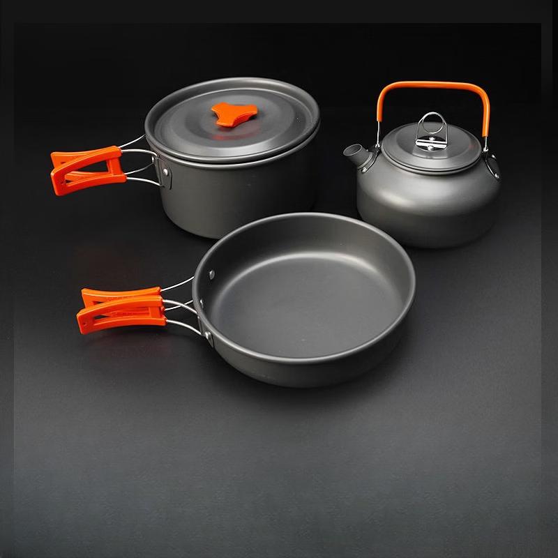 

OLOEY Camping Cookware Set with Kettle