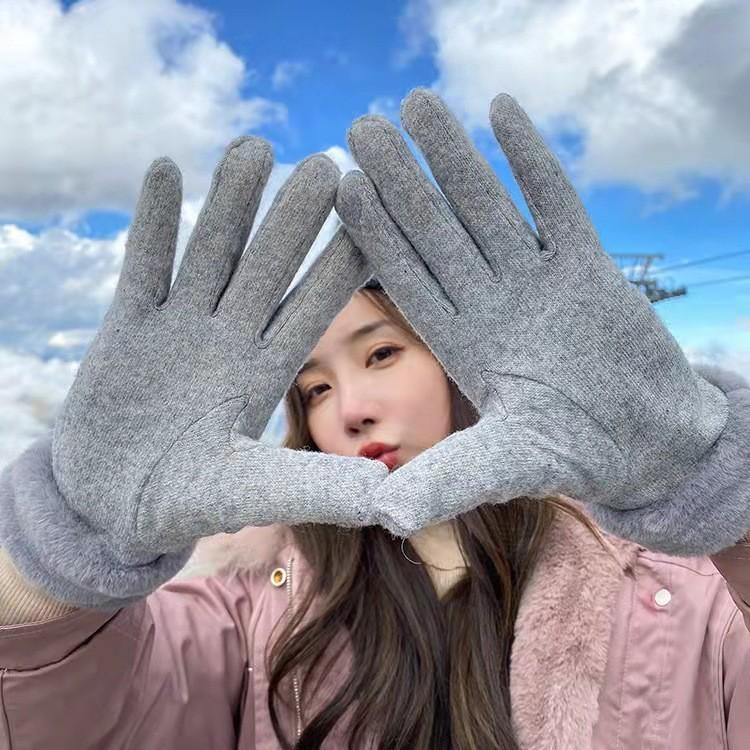 Cashmere Womens Touch Screen Gloves For Winter Warmth With Windproof Protection For Commuting