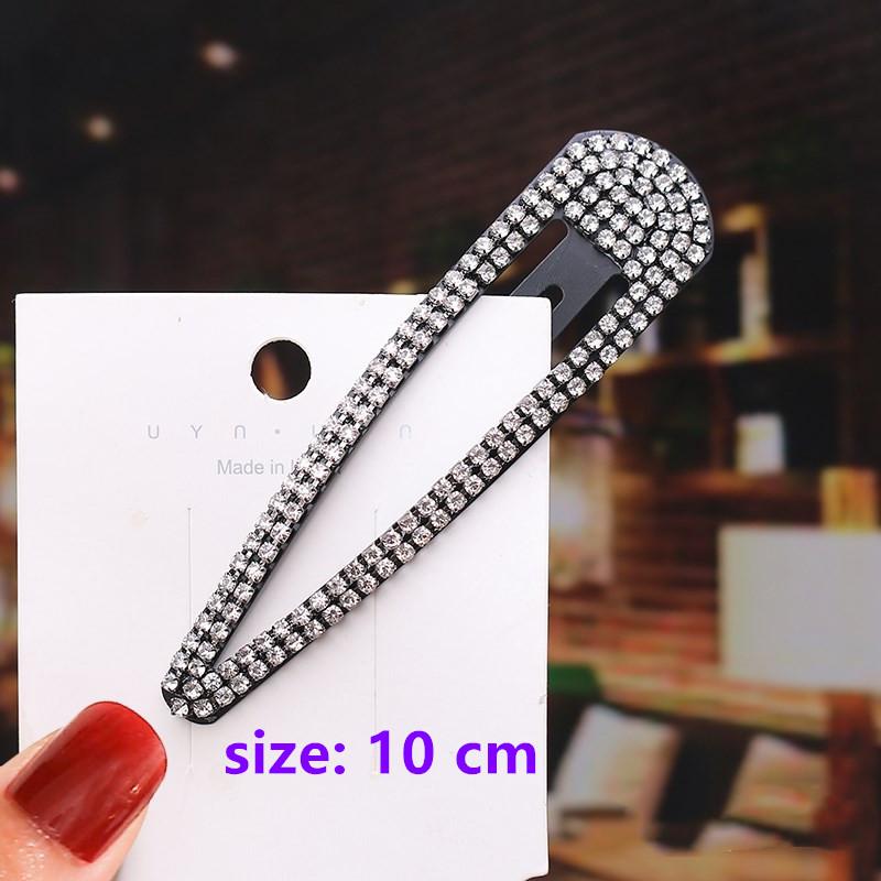 Elegant Metal Drop Rhinestone Hairpin Women Girls Hair Clip Bobby Pin Accessories For Hair Ornaments Hairclip Barrette Headdress