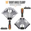90 Degree Right Angle Clip Clamp Single Handle Aluminum Alloy Corner Clamp Woodworking Picture Frame Clip Right Angle Folder