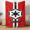 Star Wars Personalized Text Blanket Multi-purpose Personalized Blanket Soft Warm Cozy for Picnics Nap Home Decor Office Chair for All Occasions