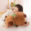 Fluffy Corn Capybara Plush Toy Corn Backpack Capybara Fluffty Doll Capybara Plush Toy  Home Decor