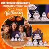 Personalized Family Name Customized Halloween Wooden Ornaments Home Ornaments, Suitable For Halloween Family Gifts