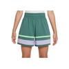 NSW Novelty Capsule Loose Elastic Straight-Leg Contrast Casual Shorts Men Bottoms Coastal-Blue Hydrangea Vapor-Green FV0190-361