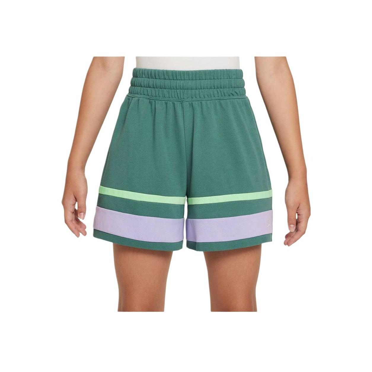 

Nike Новый Южный Уэльс, новинка, капсульные свободные эластичные прямые контрастные повседневные шорты, мужские штаны, прибрежно-синяя гортензия, парово-зеленый FV0190-361 L