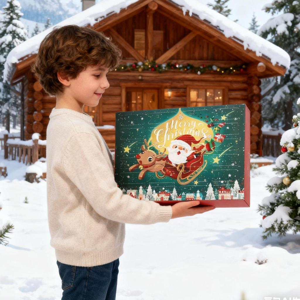 2025 Julnedräkningskalender 24-dagars Rolig Adventskalender med Strumpor för Barn Semester Födelsedagskalas Småpresenter Hem Daglig Gåva