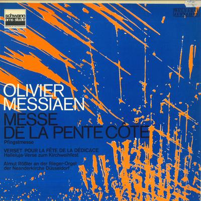 LP Record ALMUT ROSSLER  Messiaen Messe De La Pente Cote STUDIO508 SCHWANN AMS STU 1970 Germany Classical Used