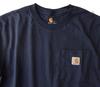Carhartt Pocket Long Sleeve Medium T-Shirt, Navy,