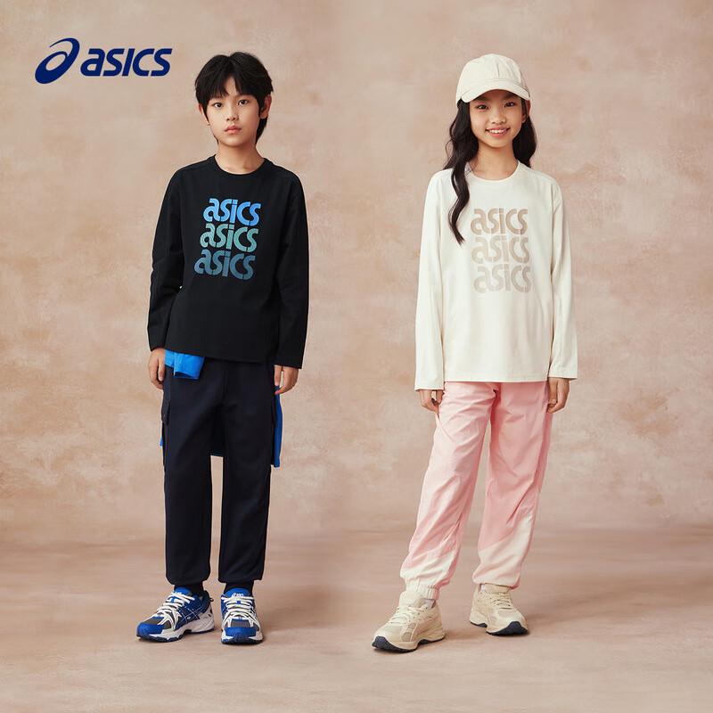 ASICS Kids' Moisture-Wicking Antibacterial Long Sleeve Athletic T-Shirt