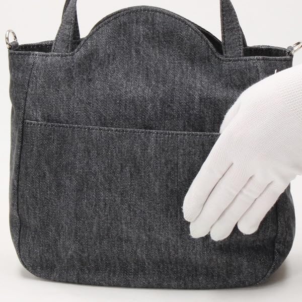 Japanese Manhattaner's 2-Way Handbag, Shichiyo (Seven Days), 70-7134, Women's, Graphite