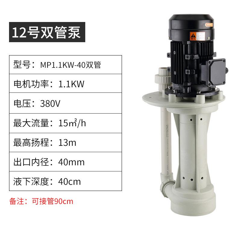 Vertical Acid and Alkali Resistant Submersible Pump Chemical Tanks,Anti-Corrosion Industrial Pump Spray Tower Desulfurization