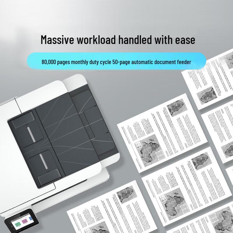 HP 4104fdw A4 Black and White Laser MFP Printer CN plug (adapter included)