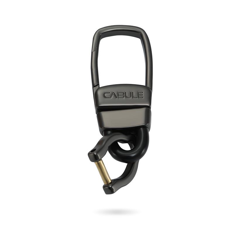 Cabron Universal Zinc Alloy Keychain with Small Horseshoe Buckle, Ideal for All Key Bags