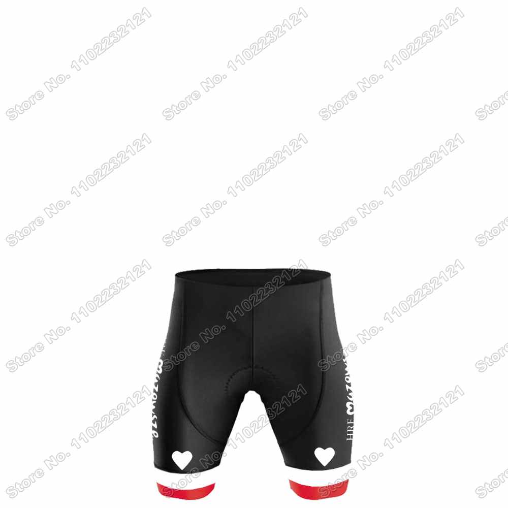 Team Mazowsze Serce Polski Cycling Jersey 2023 Poland Champion Set Men Cycling Clothing Road Bike Shirts Suit Bicycle Pants