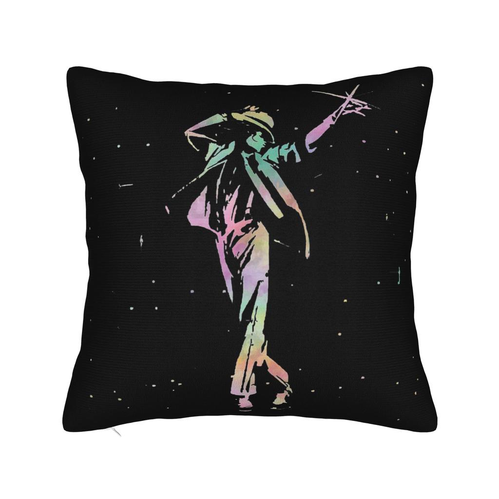 MJ Pop King Square Pillow Case Cushion Cover Custom Polyester Decorative Pillowcase for Sofa Cm