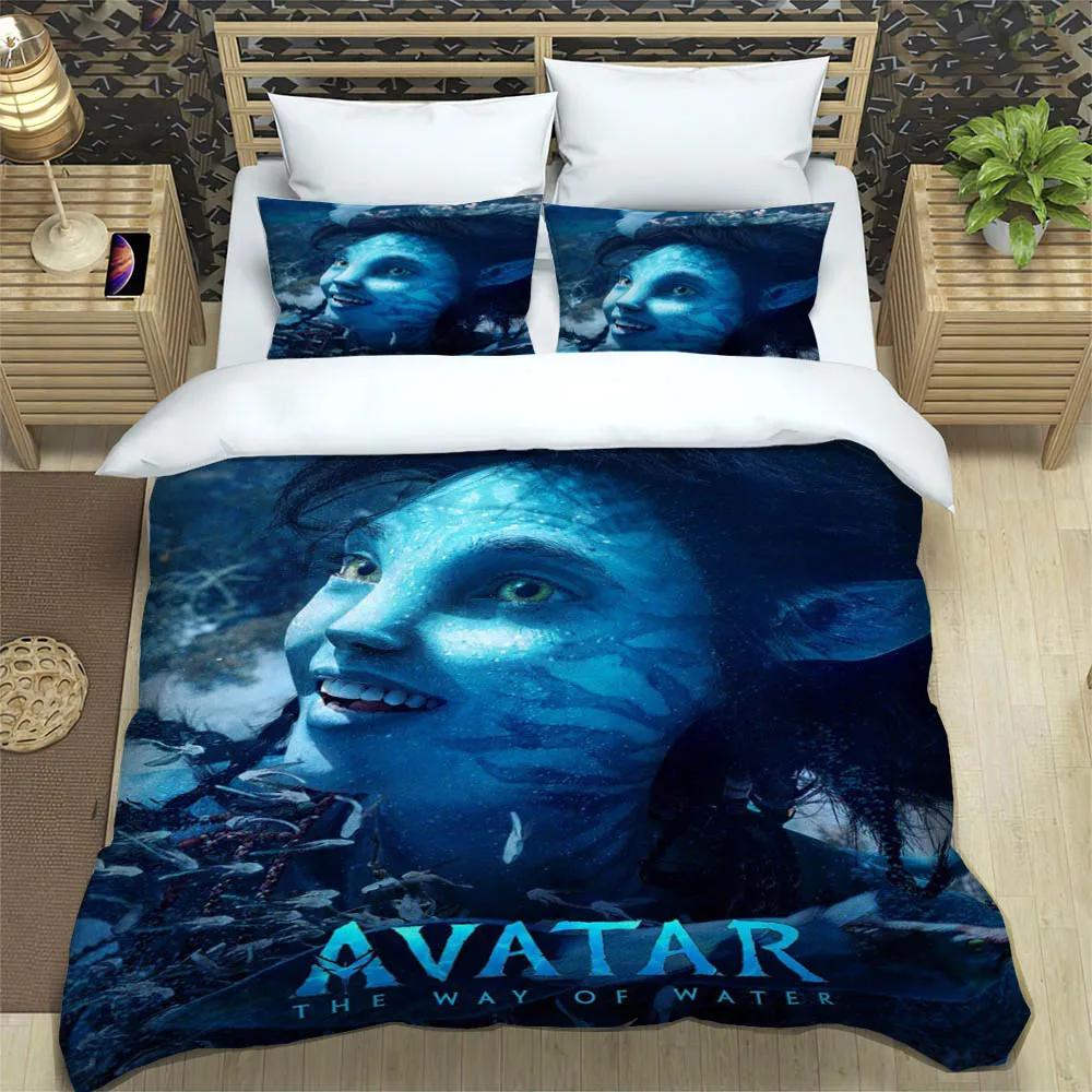 Avatar Droga Wody Drukowane Pościele poszewka na poduszkę Dziecięca poszewka na kołdrę komplet pościeli pościel luksusowy