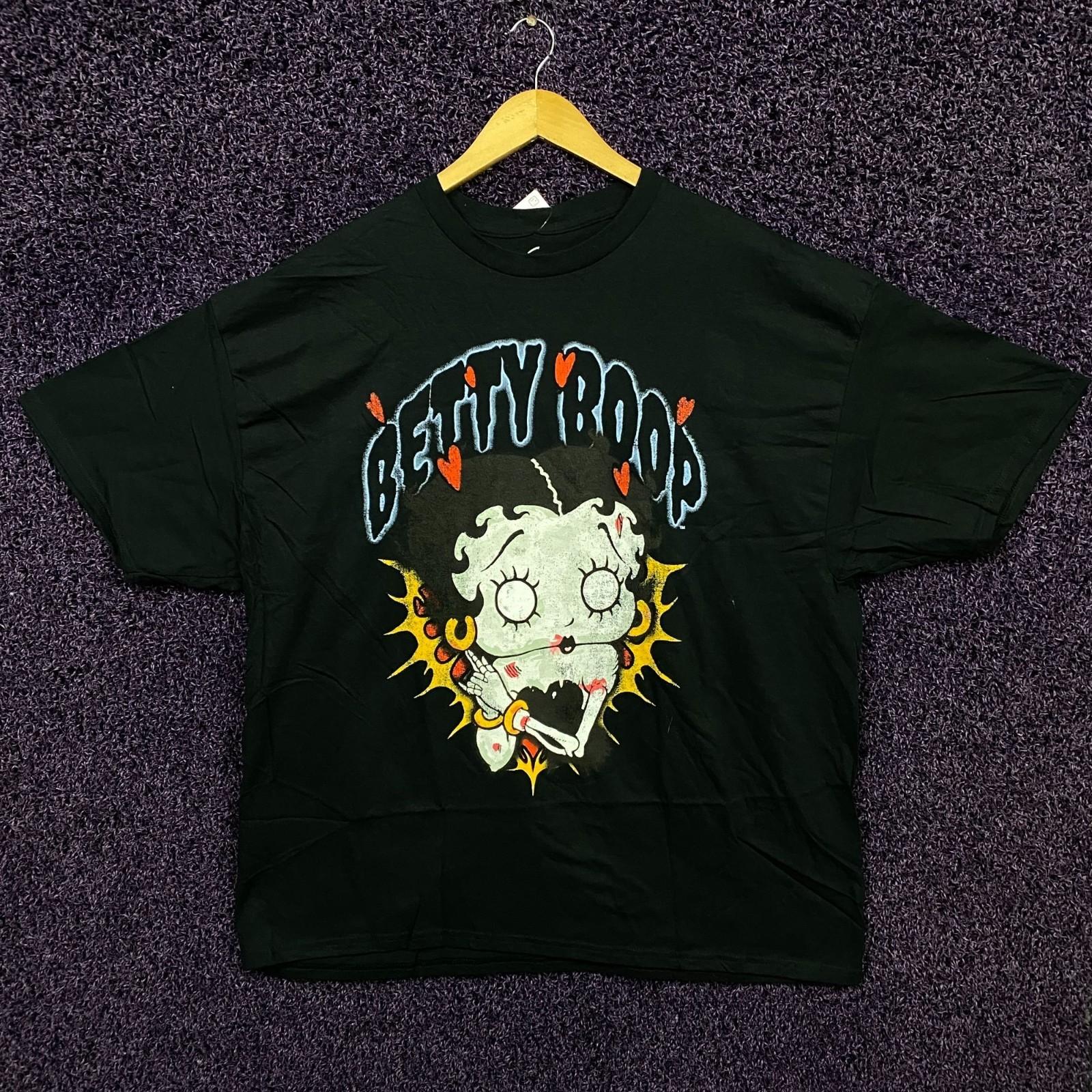 Betty Boop Undead Zombie Killer Looks Animated T-Shirt 2X L