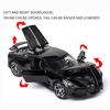 1:32 Modellautos von Bugatti La Voiture Noire, Spielzeug zum Zurückziehen aus Zinklegierung mit Ton und Licht für Kinder, Jungen und Mädchen, Fahrzeugsammlung, Nachbildung von maßstabsgetreuen Automodellen