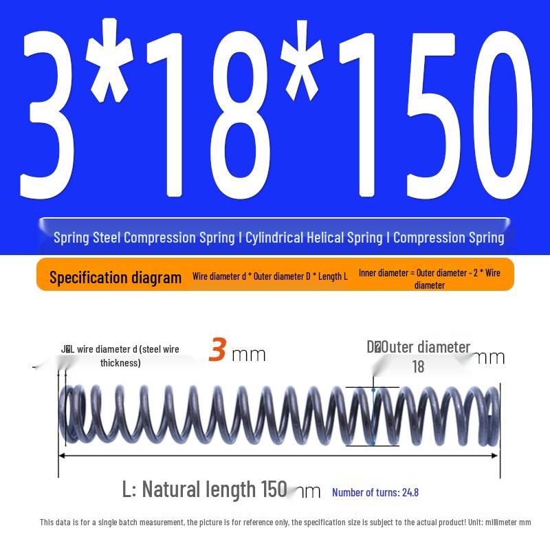 Compression Spring Y-Type Shock Absorbing Coil 3*16/17/18/19/20