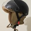 Lei Feng Cap Ear Protection Earflap Hat Windproof Thick Warm Bonnet Hat Winter Cap Solid Color Velvet Pilot Hat Running Cycling