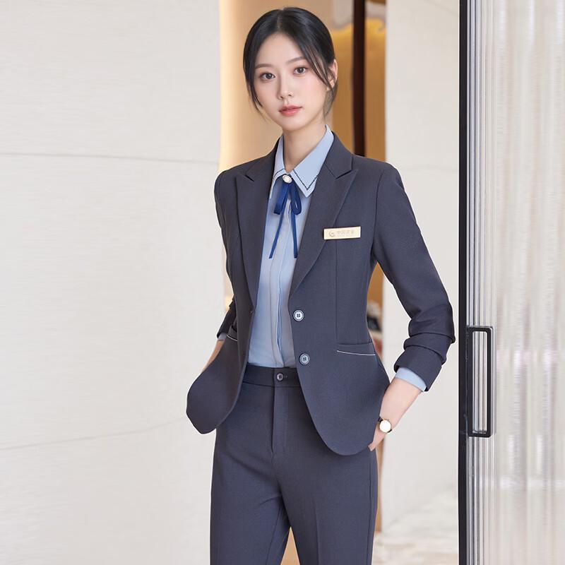 Women s Double-Breasted Professional Suit Set XL
