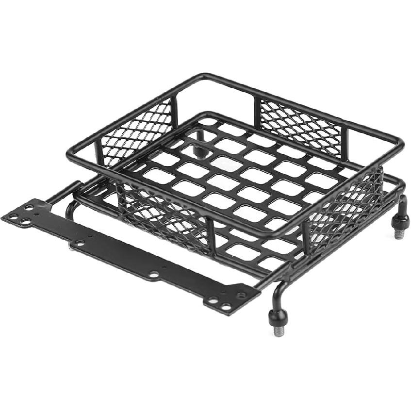 RC Roof Rack, Toy Roof Rack Black Steel Luggage Tray Roof Rack for 1/10 RC Crawler Car(S) Rc Truck Roof Rack 1 10 Rc Truck Roof Rack 1/10 Rc Truck