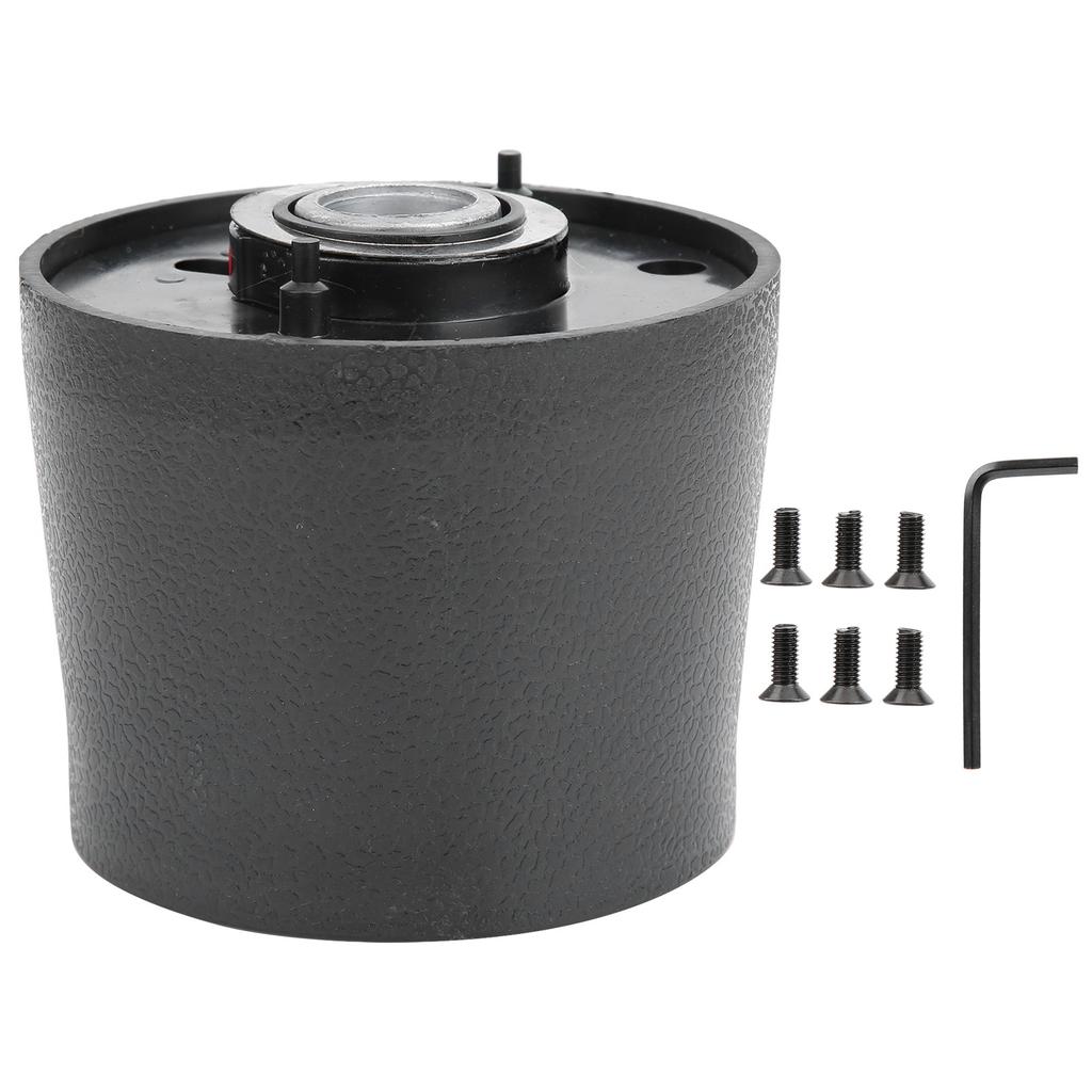 Steering Wheel Short Hub Adapter Kit with Wrench and Screw Automobile Replacement Fit for LADA