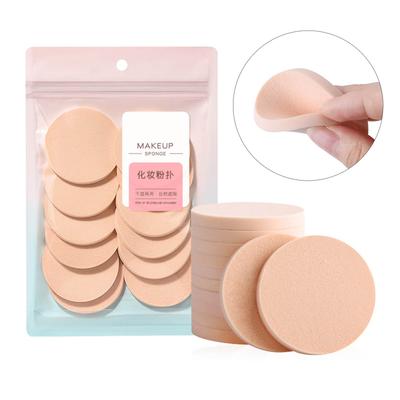 12pcs Round Sponge Puff Set Skin Tone Makeup SpongesSoft Foam Facial Powder Puffs For Liquid Foundation And Cleansing