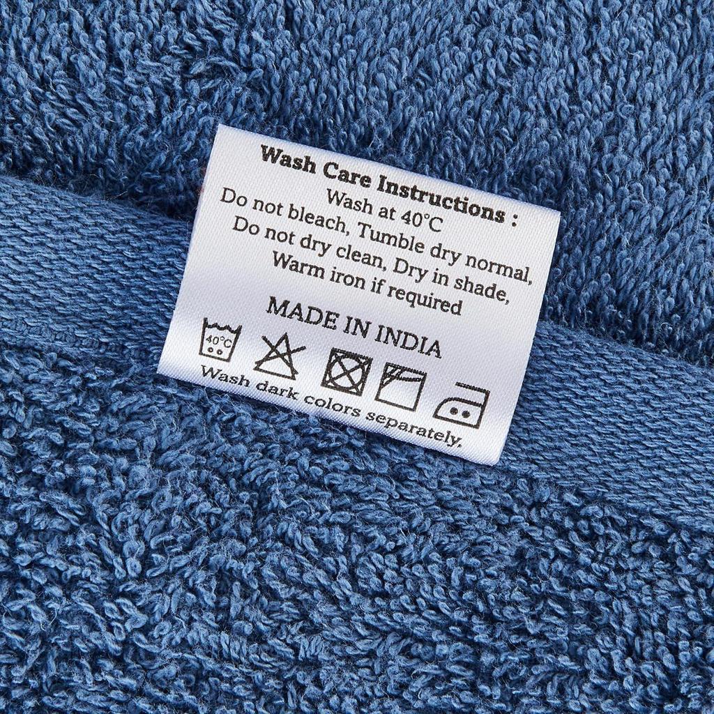 Bavlněný osuška | 500 GSM | Odolná proti vyblednutí | Tmavě modrá