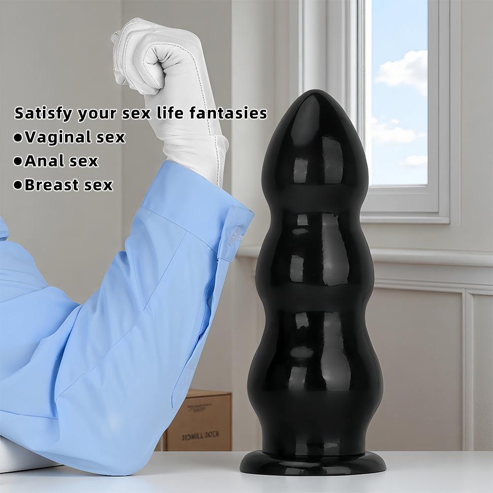 11cm Giant Anal Plug Adult Sex Toy Large Size Silicone Anal Plug for Men Women