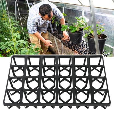 5 pezzi Supporto per vasi da fiori Supporto per piante Forte capacità portante Grande capacità Aerazione Drenaggio Supporto per vasi da fiori da esterno Supporto per sacchi per la coltivazione di piante