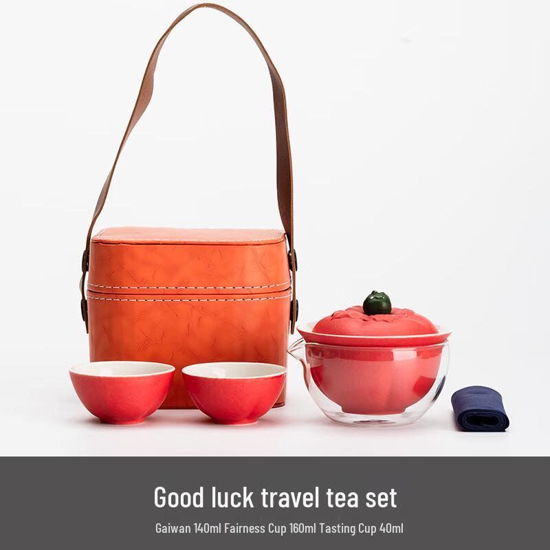 Portable Nordic Silver Travel Tea Set