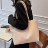 IELGY All-Match Casual Soft Leather Shoulder Bag Large Capacity Atmospheric Tote Bag