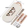 Skater Children's Antibacterial Trio Set Chopsticks Spoon Fork Disney Minnie Mouse Retro Made in Japan TACC2AG-A